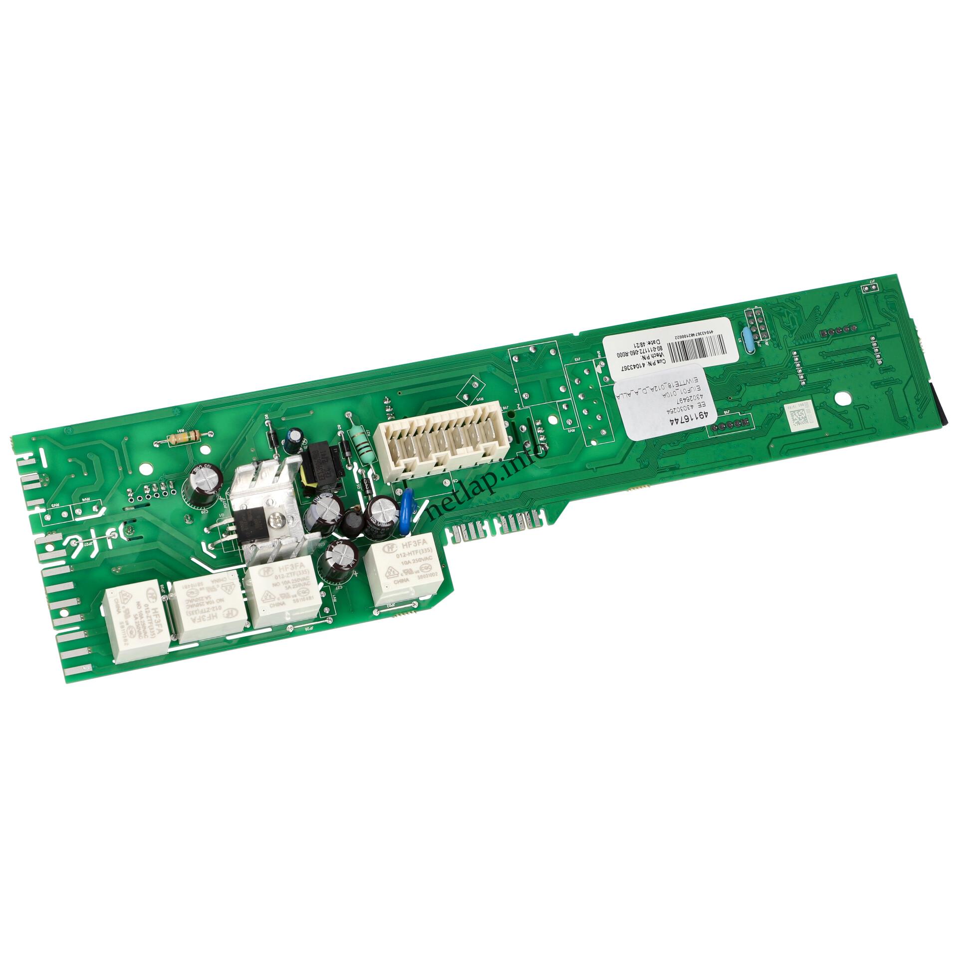 Candy mosógép vezérlőmodul 49116744 Candy mosógép vezérlőmodul 49116744