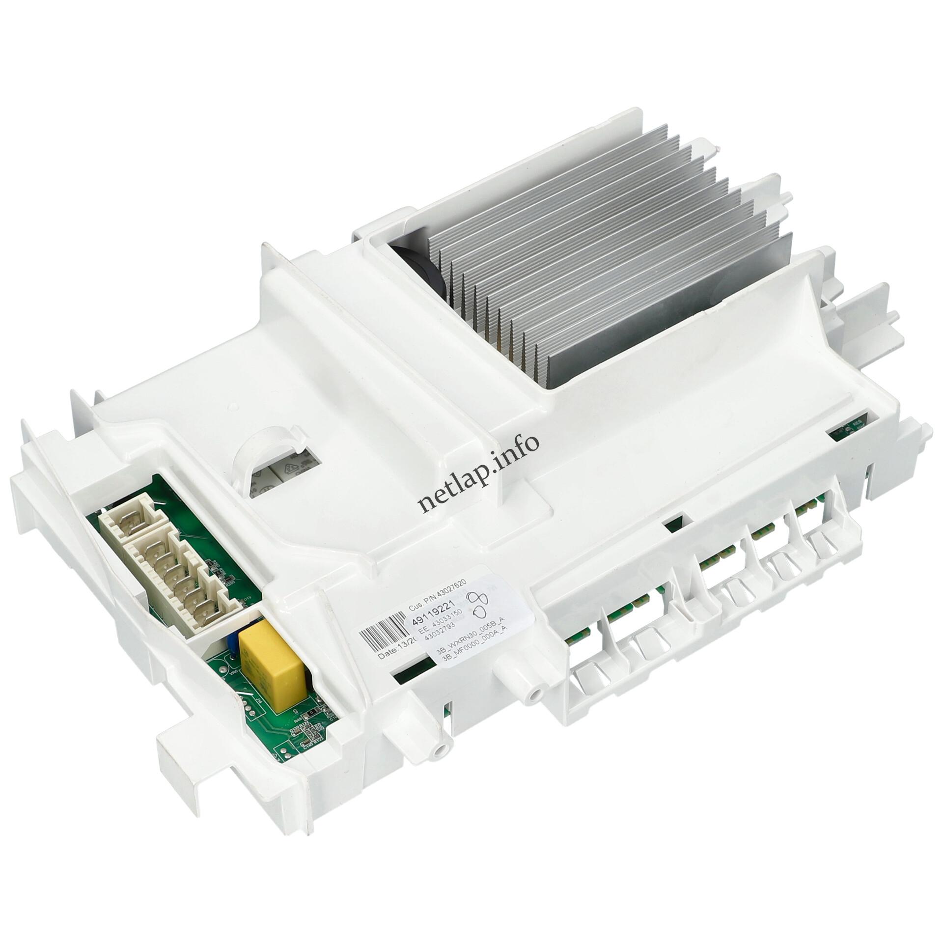 Candy mosógép vezérlőmodul 49119221 Candy mosógép vezérlőmodul 49119221