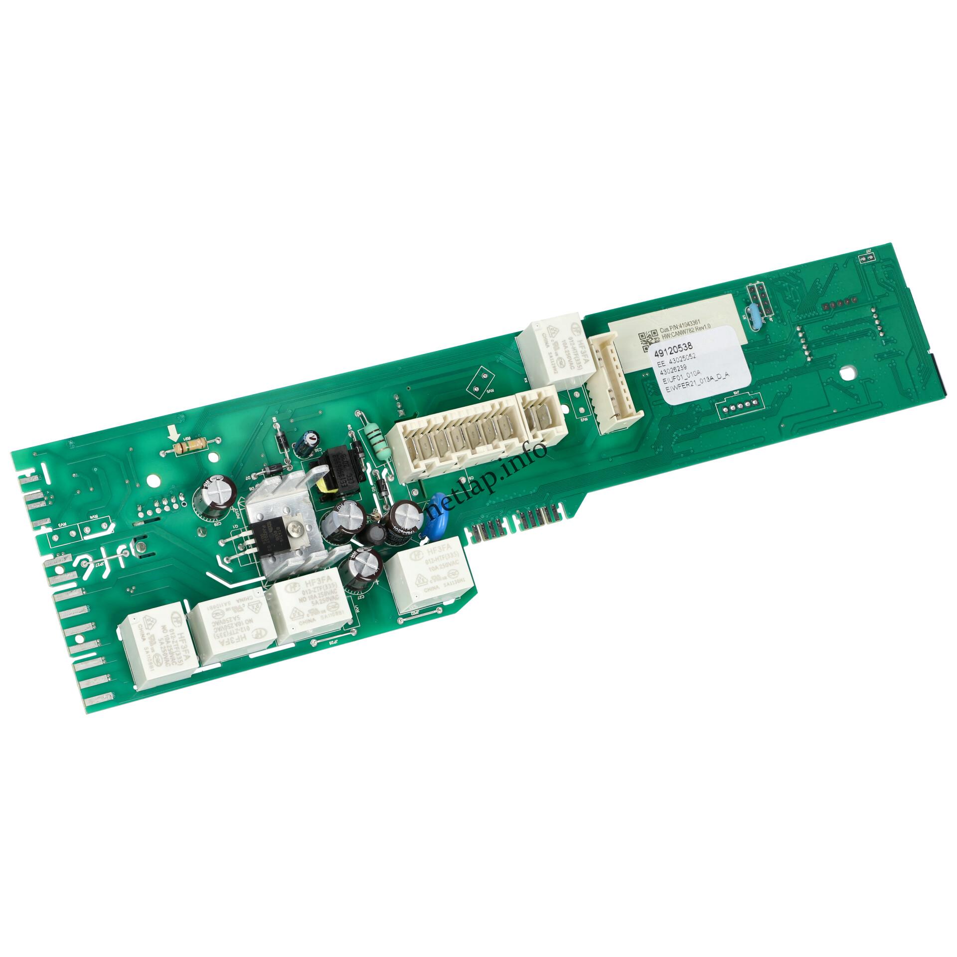 Candy mosógép vezérlőmodul 49120538 Candy mosógép vezérlőmodul 49120538