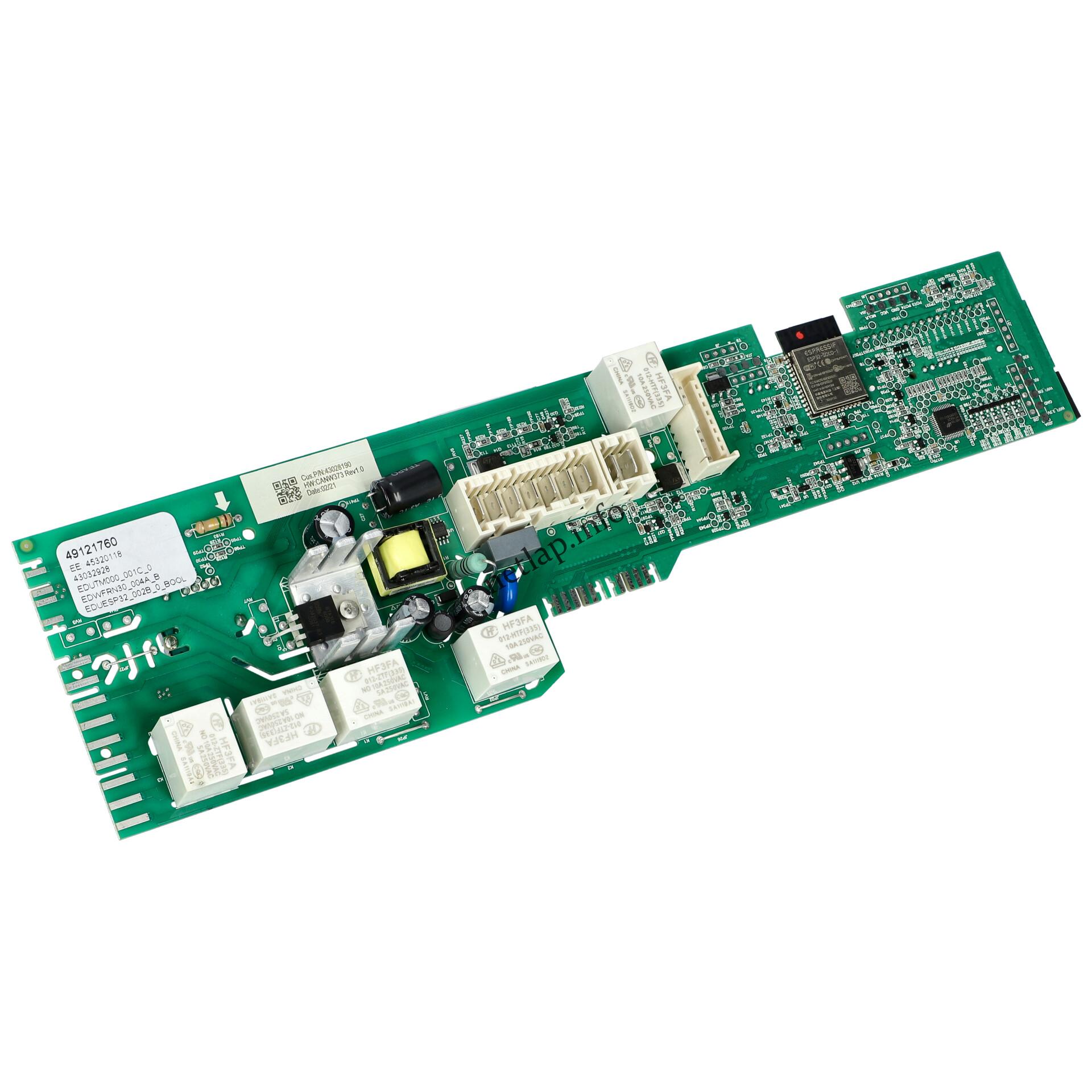 Candy mosógép vezérlőmodul 49121760 Candy mosógép vezérlőmodul 49121760