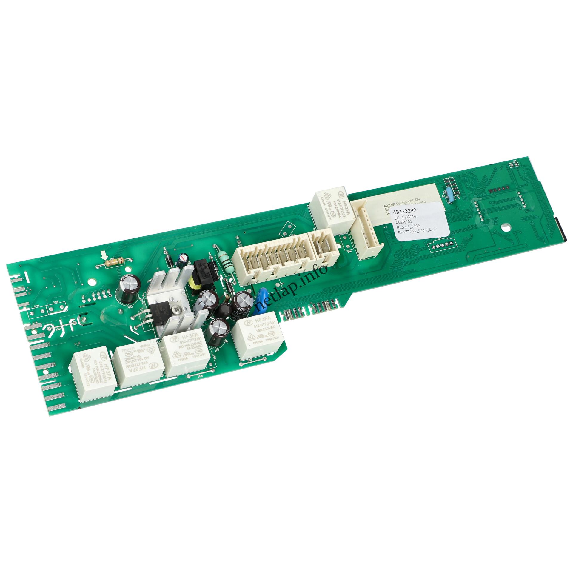 Candy mosógép vezérlőmodul 49123292 Candy mosógép vezérlőmodul 49123292