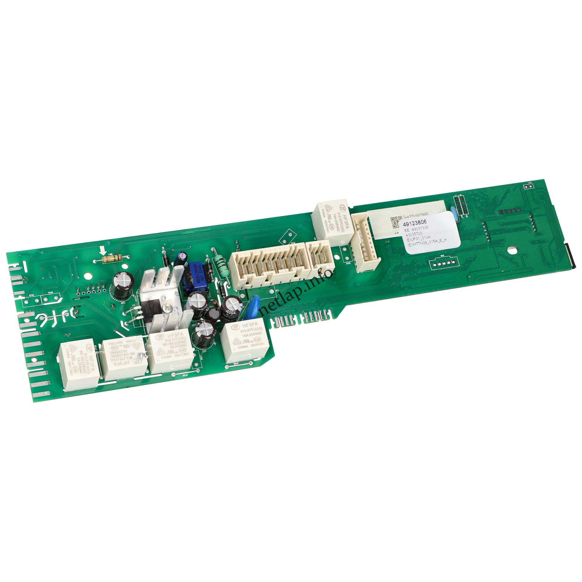 Candy mosógép vezérlőmodul 49123806 Candy mosógép vezérlőmodul 49123806