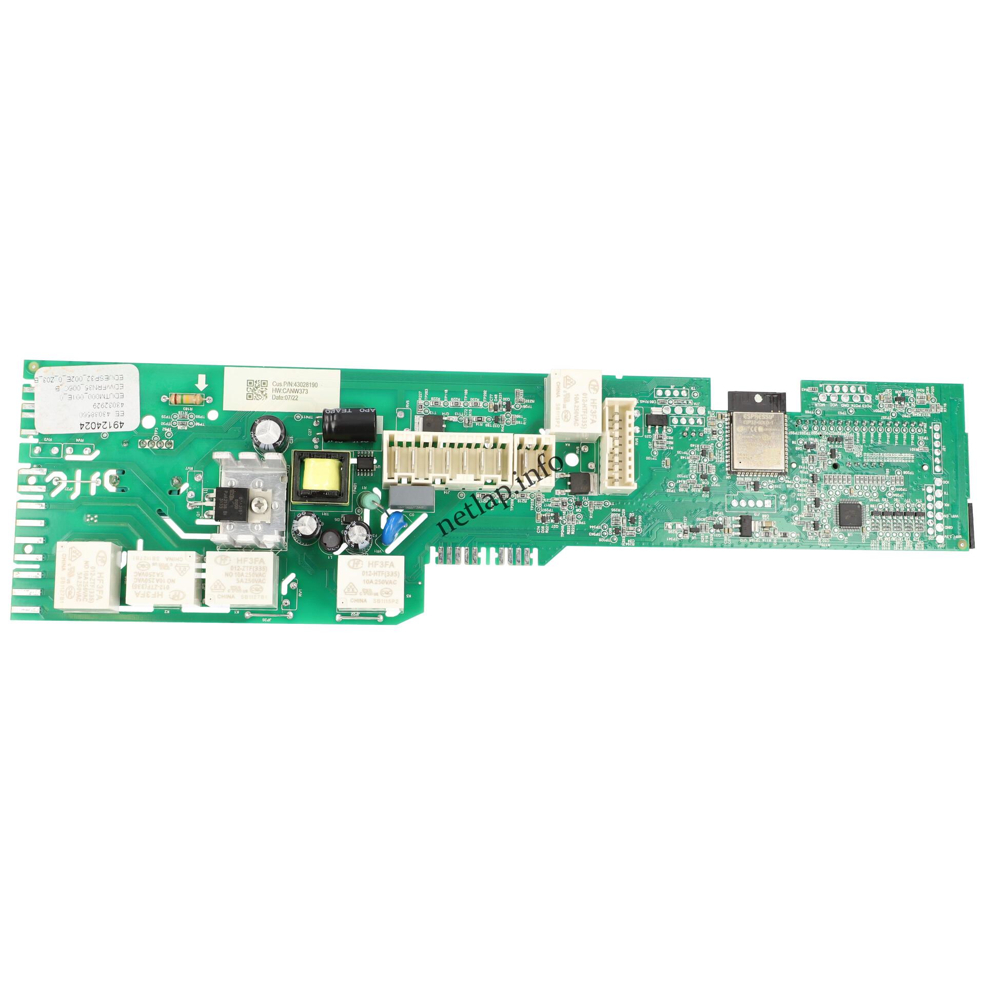 Candy mosógép vezérlőmodul 49124024 Candy mosógép vezérlőmodul 49124024