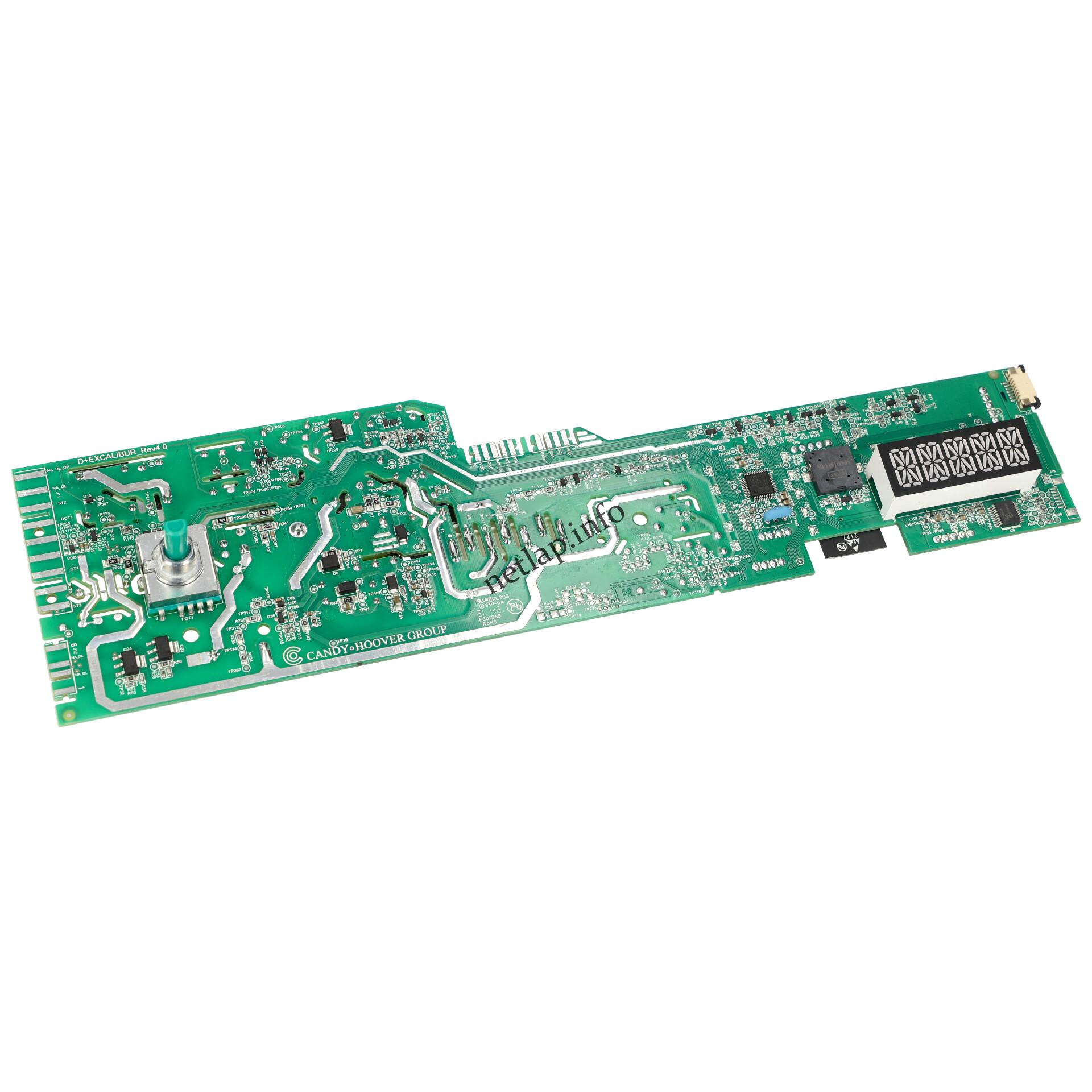 Candy mosógép vezérlőmodul 49129917 Candy mosógép vezérlőmodul 49129917