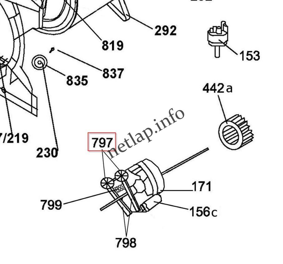 Candy Hoover szárítógép ékszíj feszítő görgő CV/CS/DX/GO/HL - Image 3
