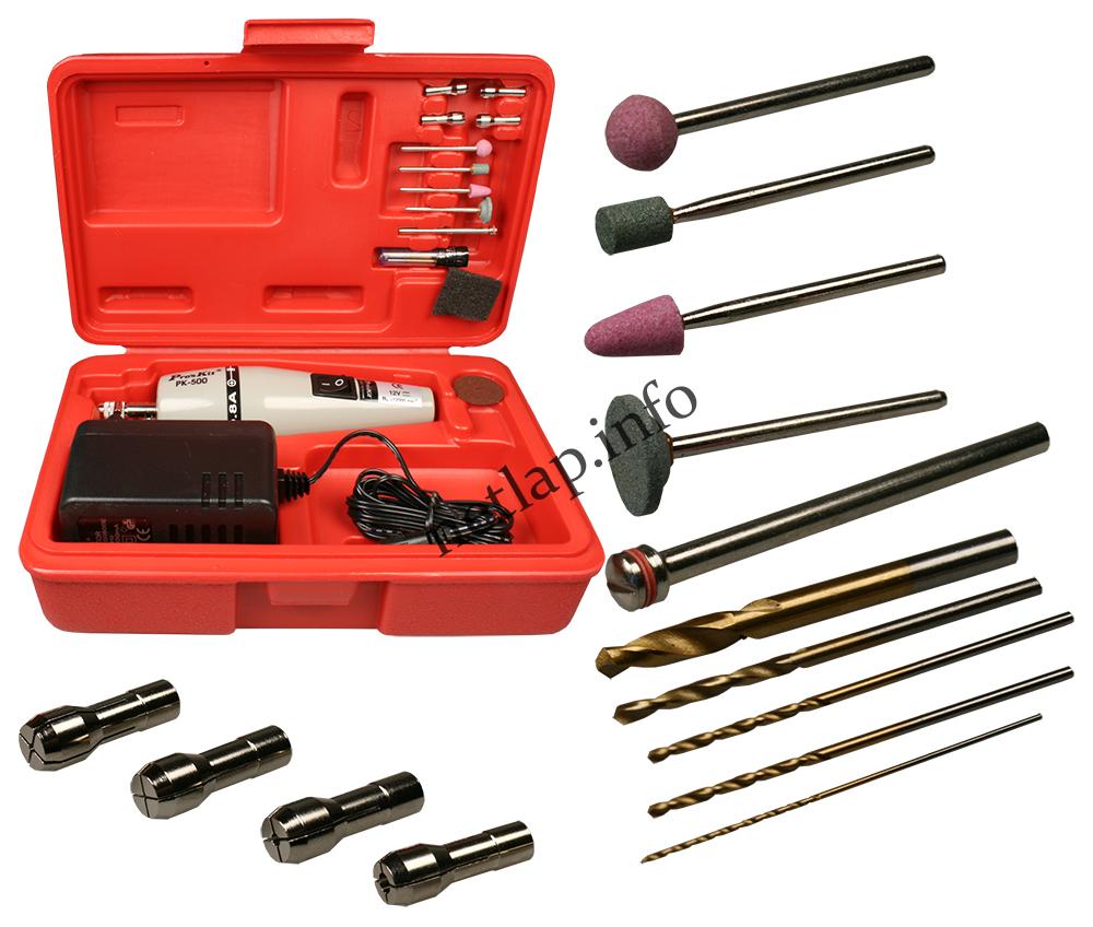 Köszörű és fúrógép tartozékokkal mini verzió ProsKit - Image 2