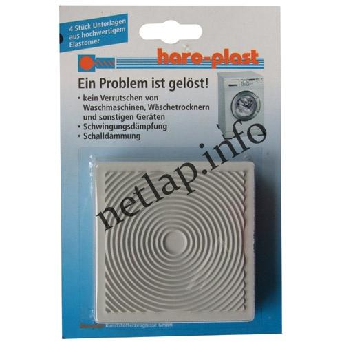 Mosógép alá rezgéscsillapító talp szögletes