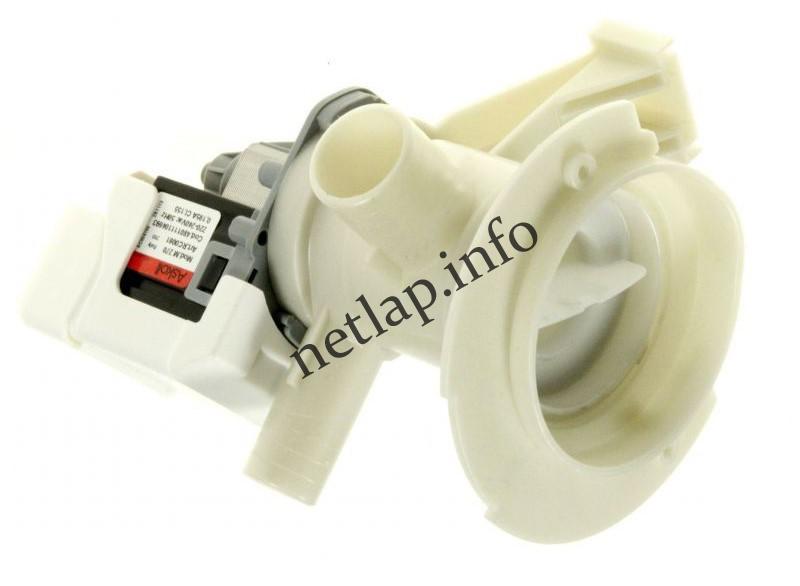 Whirlpool felültöltős mosógép szivattyú stekkeres csatlakozás AWA/AWE/AWT