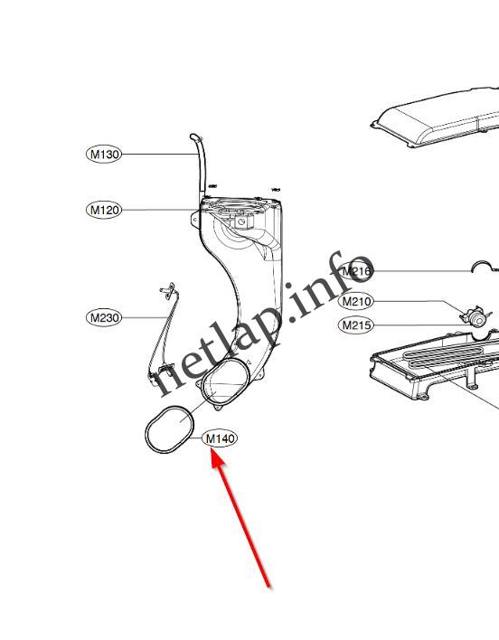 LG szárítógép levegőztető szigetelés FR/FM/WD - Image 2