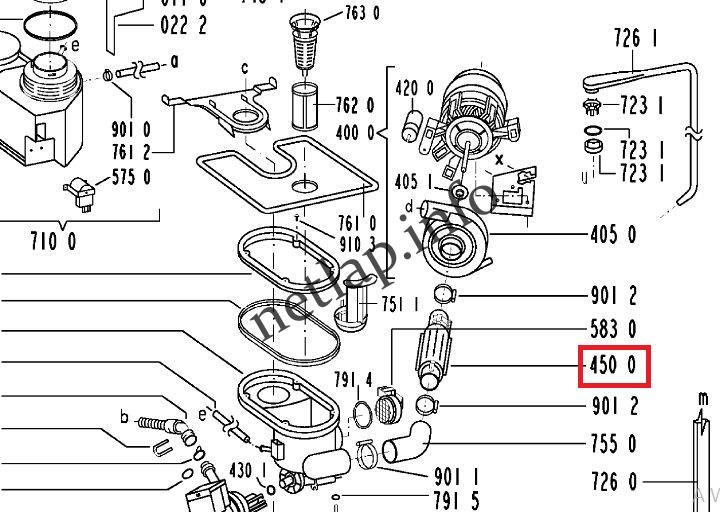 Whirlpool mosogatógép fűtőbetét 2040W ADG/ADP/ADL - Image 2