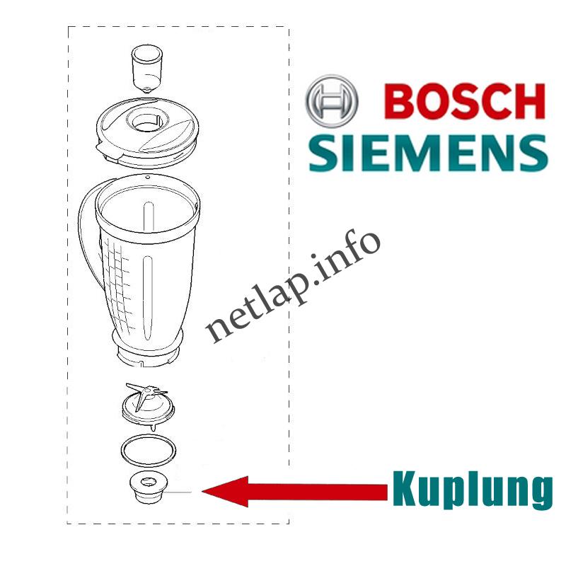 Bosch Siemens robotgép turmixedény kuplung MSCM/MK - Image 2