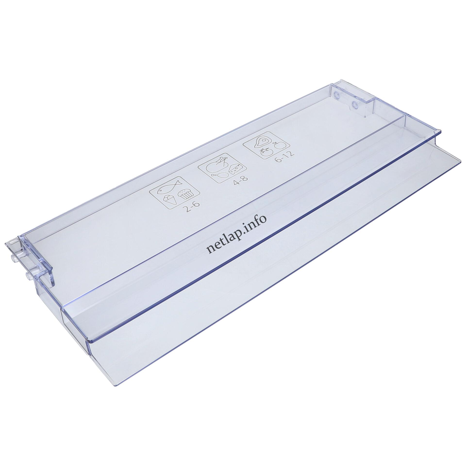 Beko hűtőgép előlap fagyasztófiók kékes átlátszó 445x188x25 mm 5906370700 Beko hűtőgép előlap fagyasztófiók kékes átlátszó 445x188x25 mm 5906370700