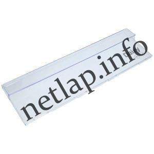 Beko hűtőgép előlap fagyasztófiók kékes átlátszó 195x148x11 mm 5906373500