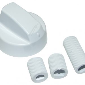 Univerzális sütő tűzhely gomb fehér