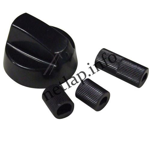 Univerzális sütő tűzhely gomb fekete