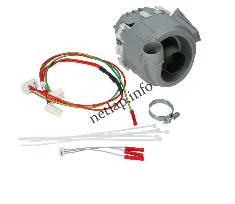 Bosch Siemens mosogatógép keringetőszivattyú fűtéssel és átalakító kábellel 3VF/SN/SMS/SR