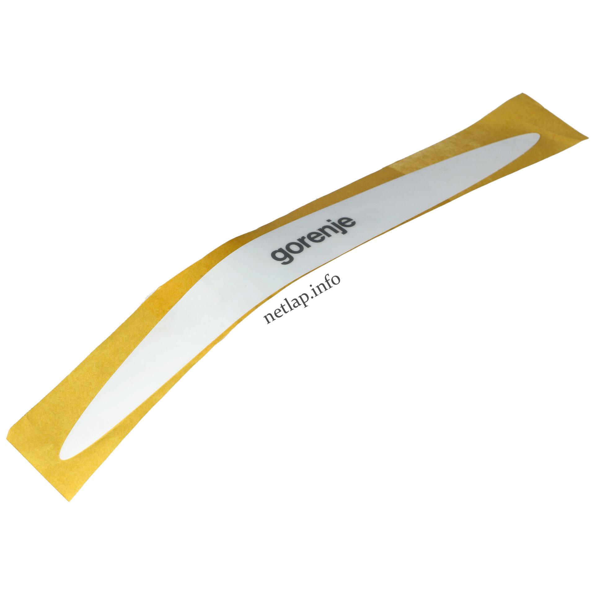 Gorenje hűtőszekrény takaró elem rb6288w 647146 Gorenje hűtőszekrény takaró elem rb6288w 647146