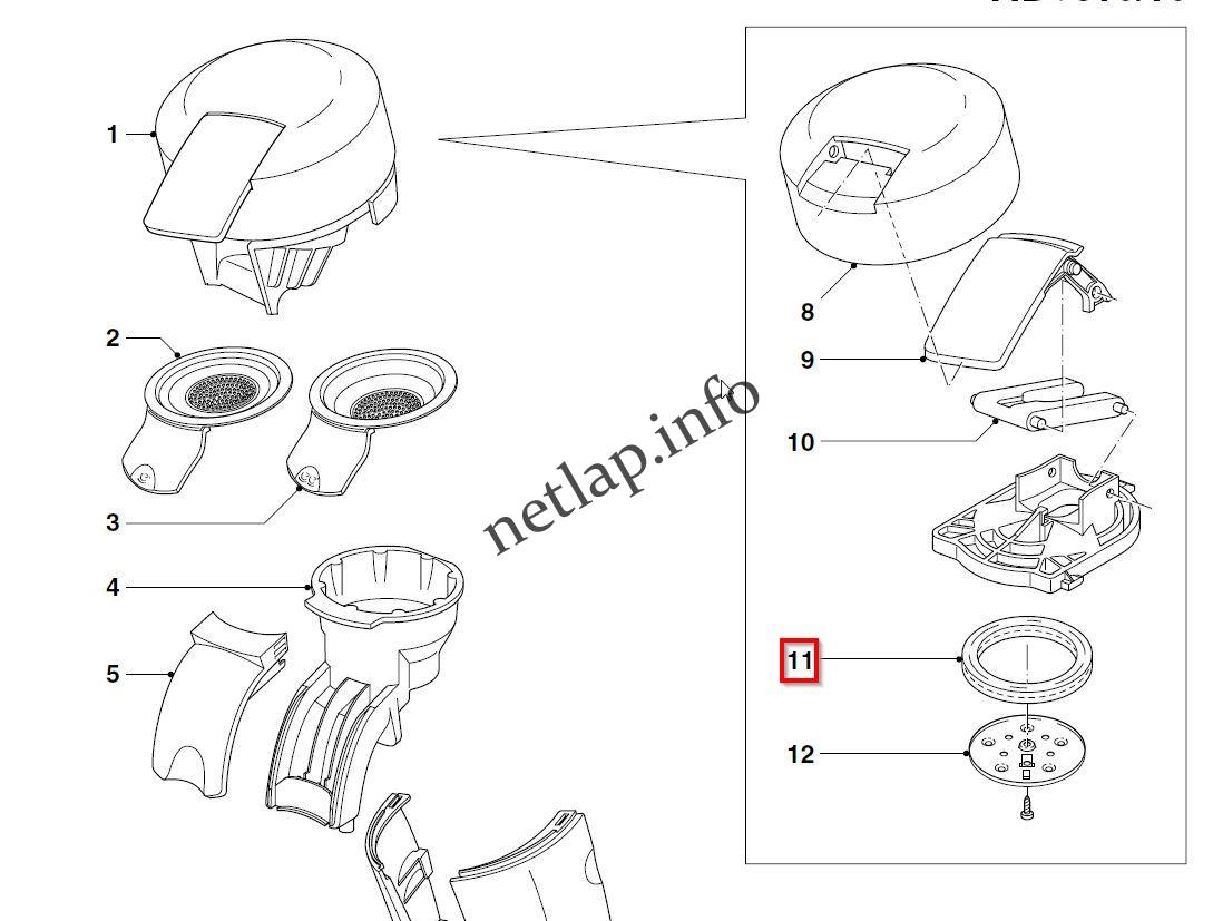 Philips Senseo kávéfőző szigetelőgyűrű HD78XX - Image 2
