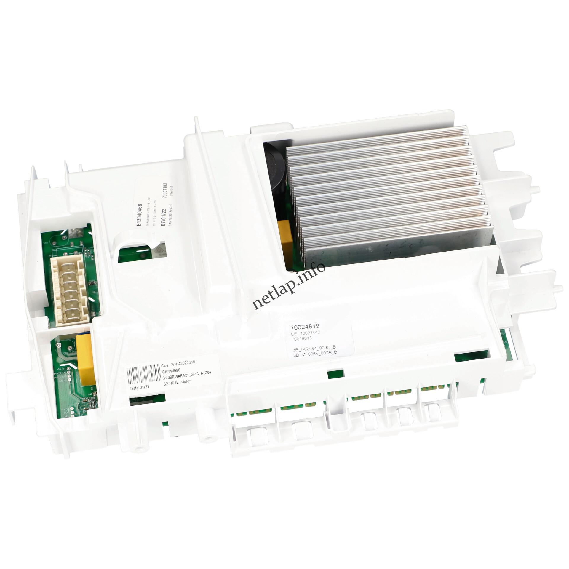 Candy mosógép vezérlőmodul 70024819 Candy mosógép vezérlőmodul 70024819