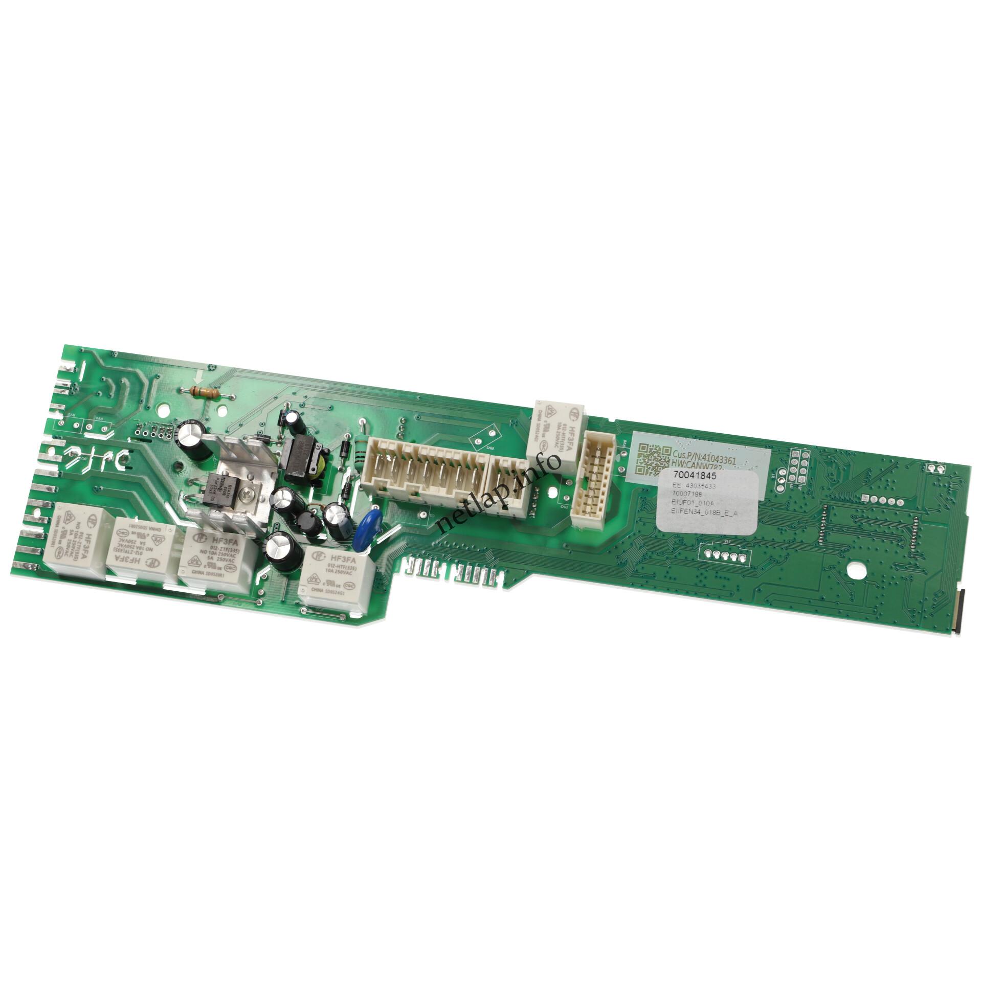Candy mosógép vezérlőmodul 70041845 Candy mosógép vezérlőmodul 70041845