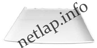 Whirlpool felültöltős mosógép ajtó fémfedő 445x400mm - Image 2