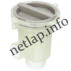 Candy mosógép szűrő + ház 80002777