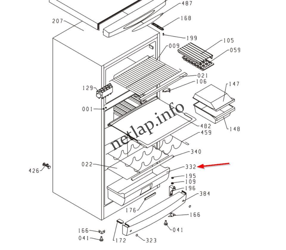 Gorenje hűtőgép zöldségesfiók ESK/KN/RB/RF/TU - Image 2