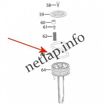 DeLonghi kávégép O-gyűrű 43,6x35,2x4,2mm - Image 3