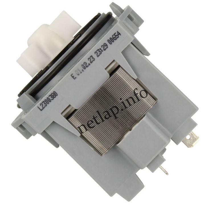 Univerzális Askoll mosógép szivattyú, csavaros, lapos dugós - Image 4