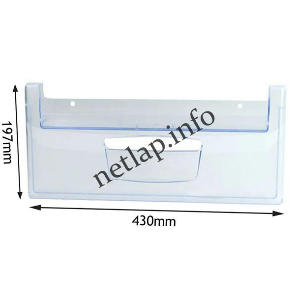 Indesit hűtőgép fagyasztó téri felső és alsó fiók előlap IB/BAN/BIAA - Image 3