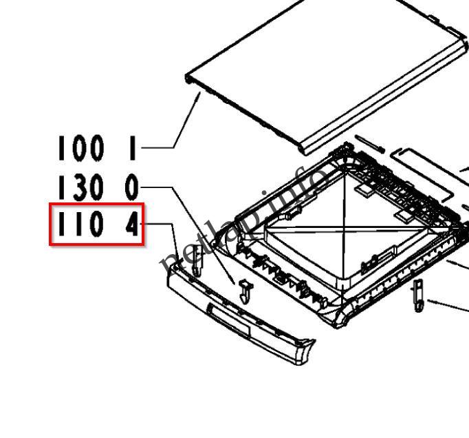 Whirlpool felültöltős mosógép ajtó fogantyú AWT/AWE - Image 3