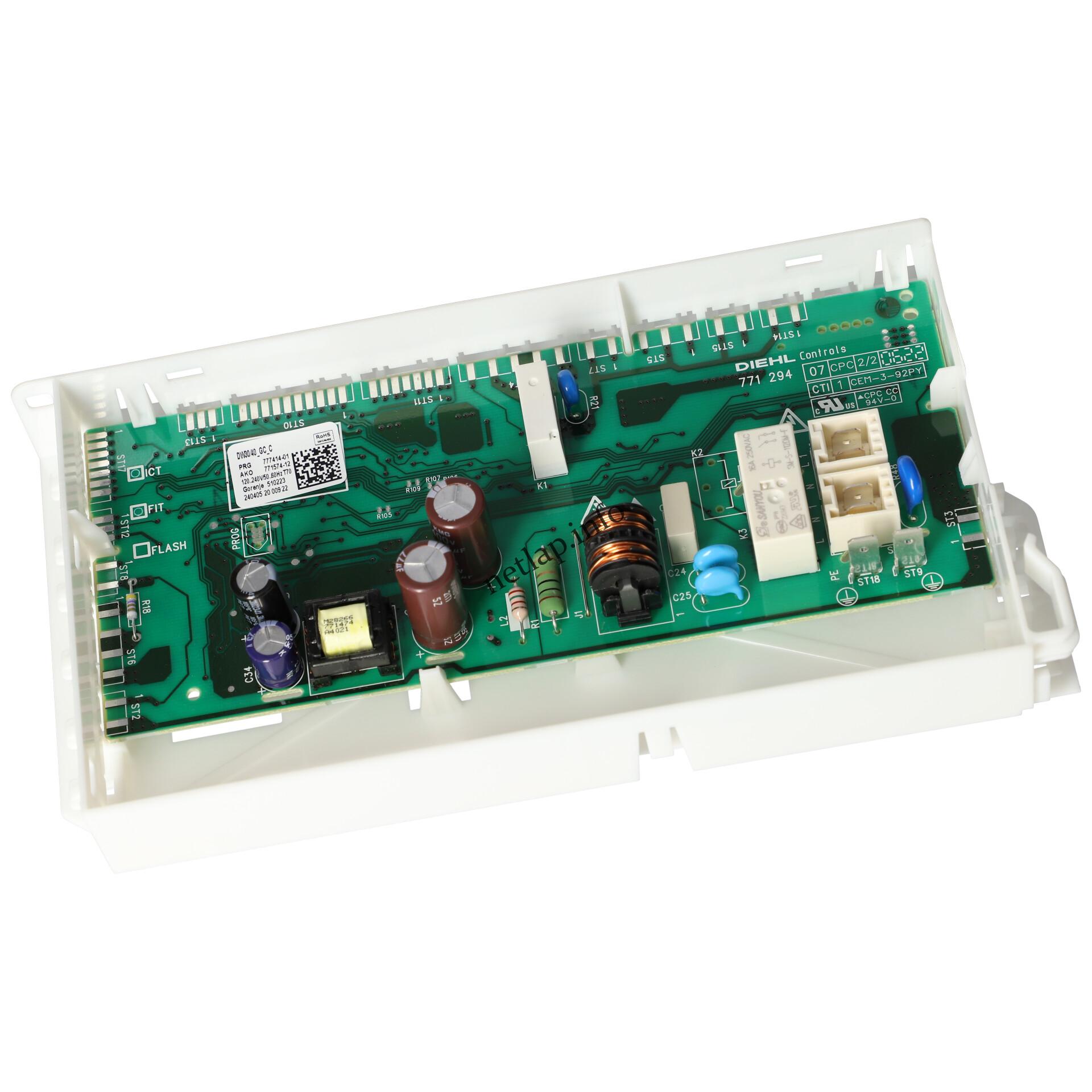 Gorenje Mora mosogatógép vezérlőmodul 843741 Gorenje Mora mosogatógép vezérlőmodul 843741