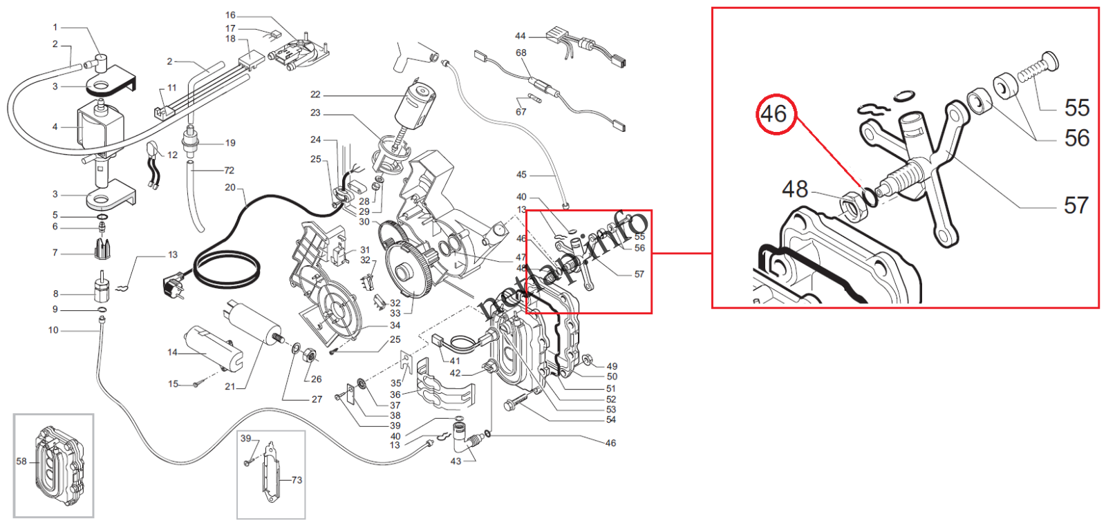 Saeco Philips kávégép O-gyűrű 8×5×1,5mm - Image 2