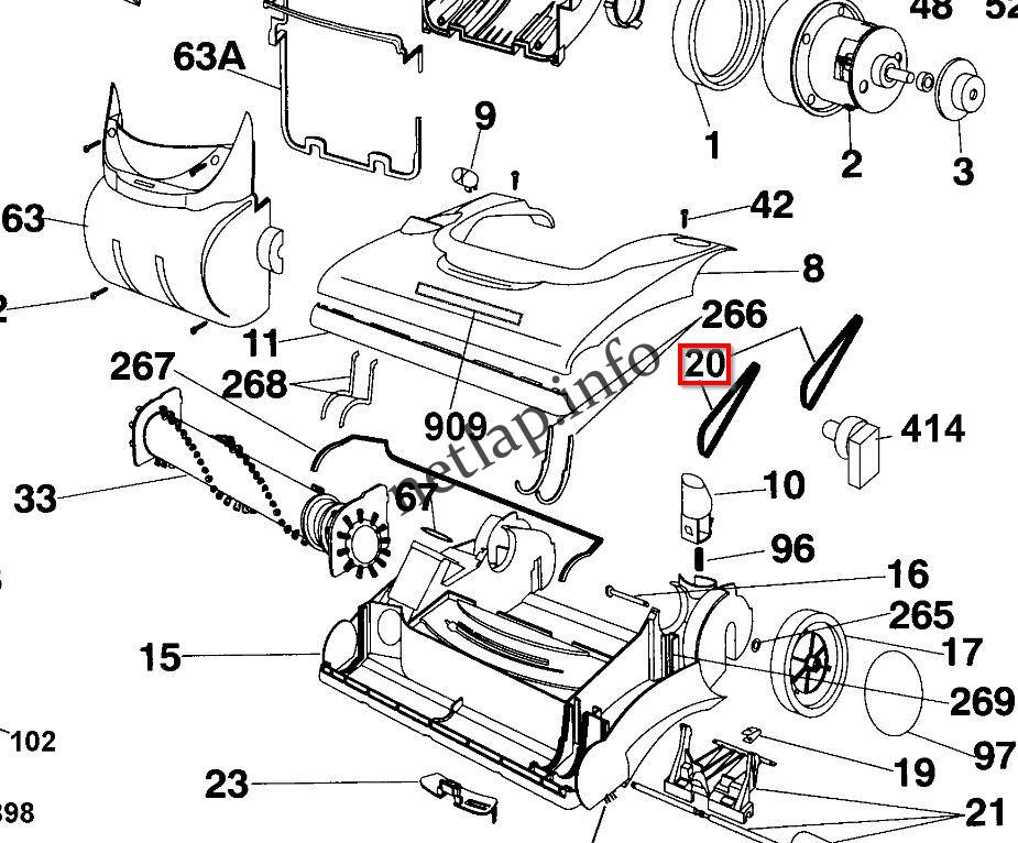 Candy Hoover Philips porszívó ékszíj DM/FR/U/HR - Image 3