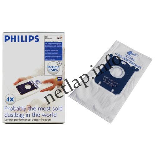 NL-PZS-265E5/PH5GY03S Electrolux S-BAG Philips S-bag Classic FC8021/03 gyári mikroszálas porszívó porzsák - Image 2