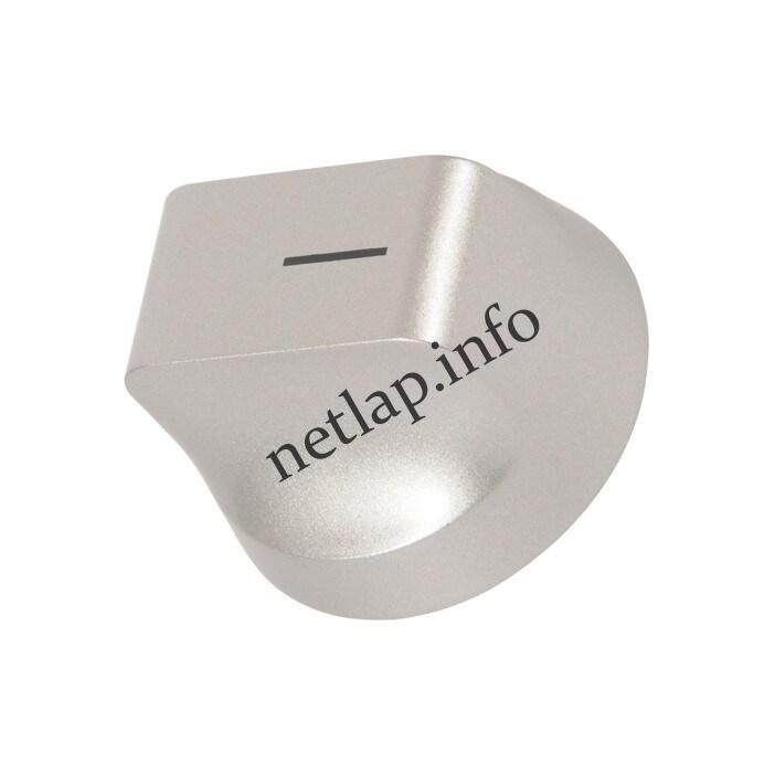 Zanussi tűzhely főzőlap gomb ezüst PXL/ZGL/ZXL