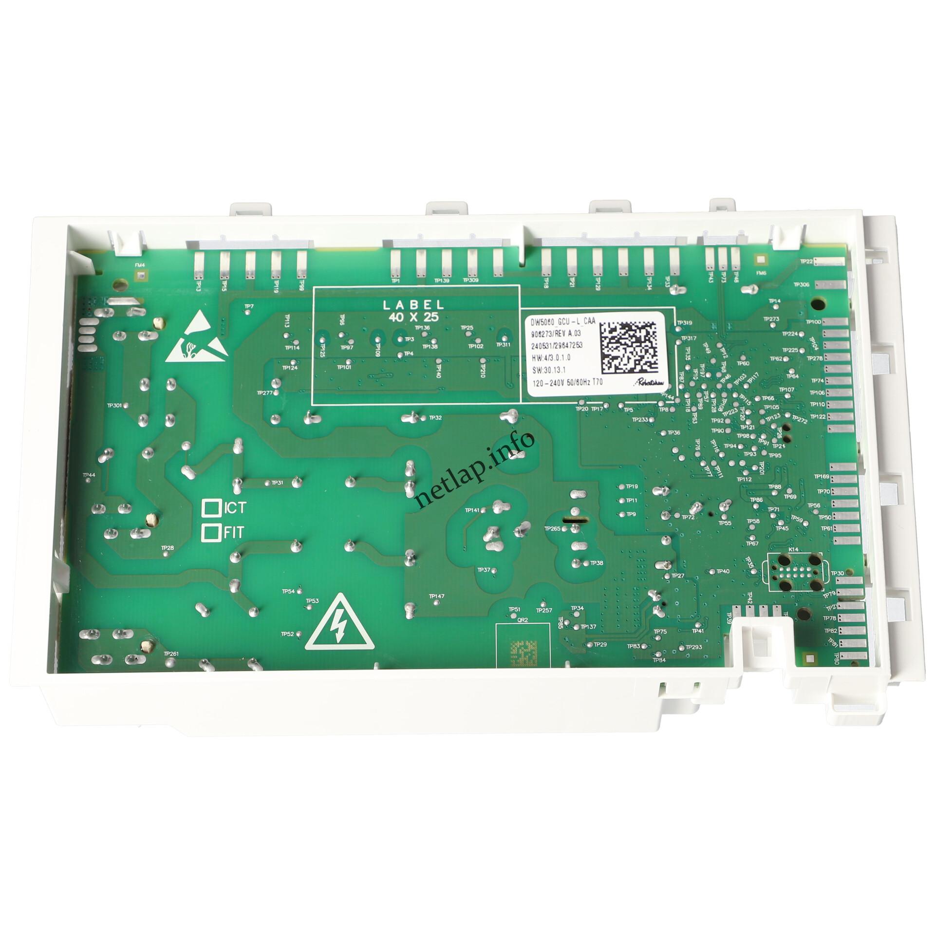 Gorenje Mora mosogatógép vezérlőmodul 906273 Gorenje Mora mosogatógép vezérlőmodul 906273