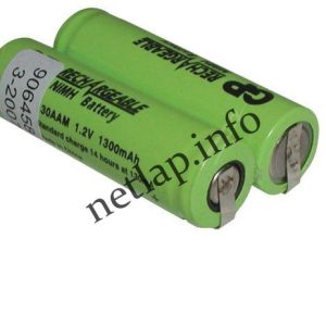 Philips borotva akkumulátor 30AAM 2.4V 2000mAh Nimh 48x14x28mm