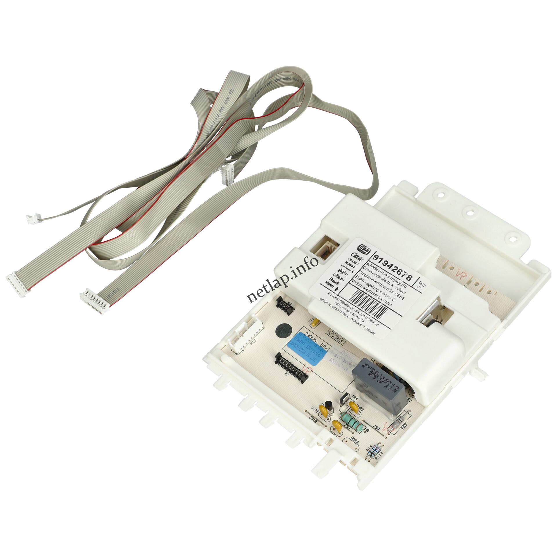Candy mosógép vezérlőmodul 91942678 Candy mosógép vezérlőmodul 91942678