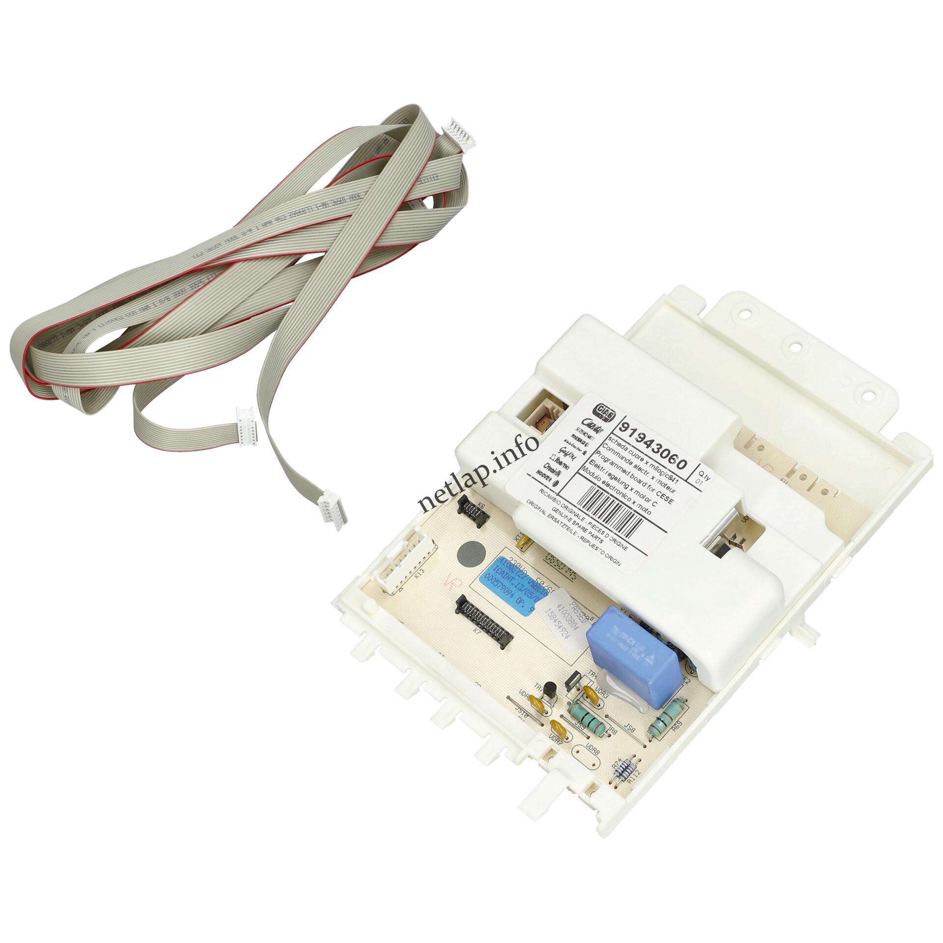 Candy mosógép vezérlőmodul 91943060 Candy mosógép vezérlőmodul 91943060