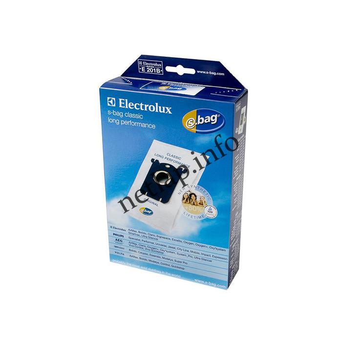 AEG Electrolux Zanussi porszívó s-bag porzsák E201B 4db
