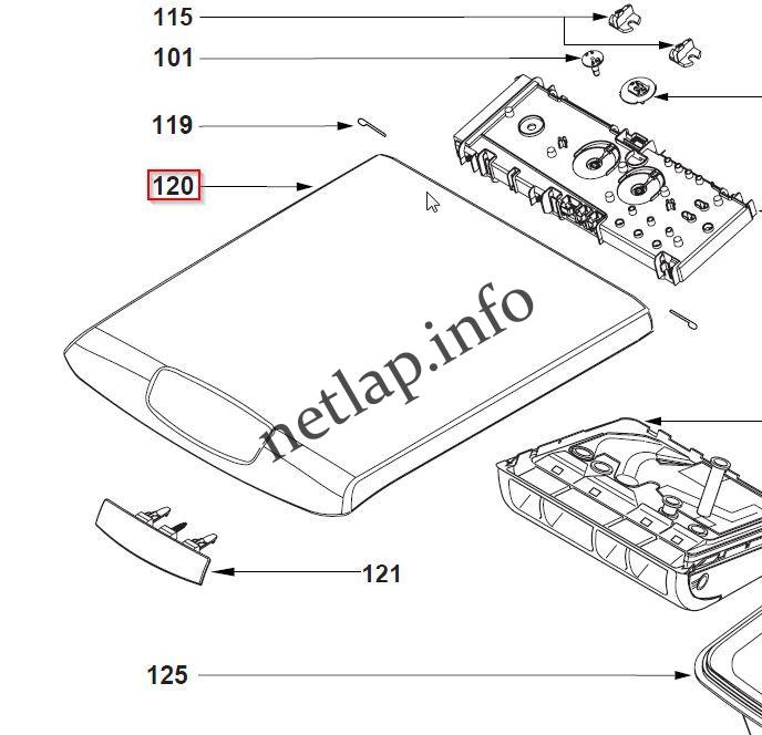 Bosch Fagor felültöltős mosógép ajtó WOR/WOT/1FET/FET/FFT - Image 5