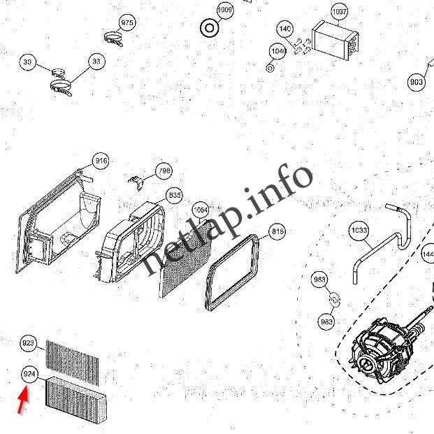 Blomberg Elektra Bregenz Grundig szárítógép szűrő GTK/TKF 220x125x7mm - Image 2