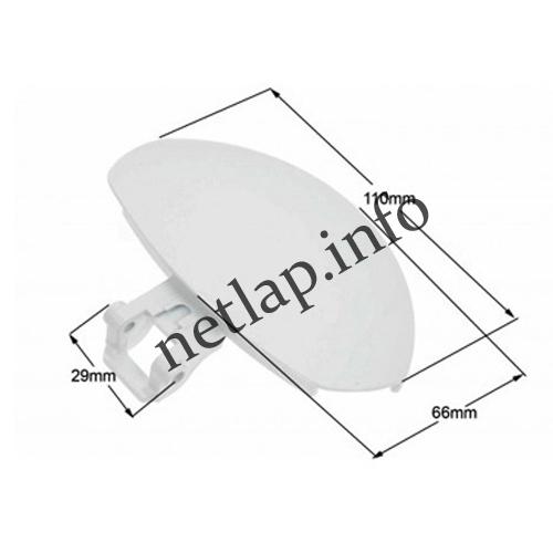 Zanussi elöltöltős mosógép ajtónyitó fogantyú ZFV/ZWF/ZWG/ZWS - Image 4