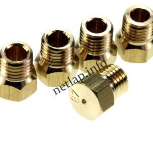 Gorenje Mora gáztűzhely PB fúvóka készlet 6mm 0,50/0,69/0,87/0,93