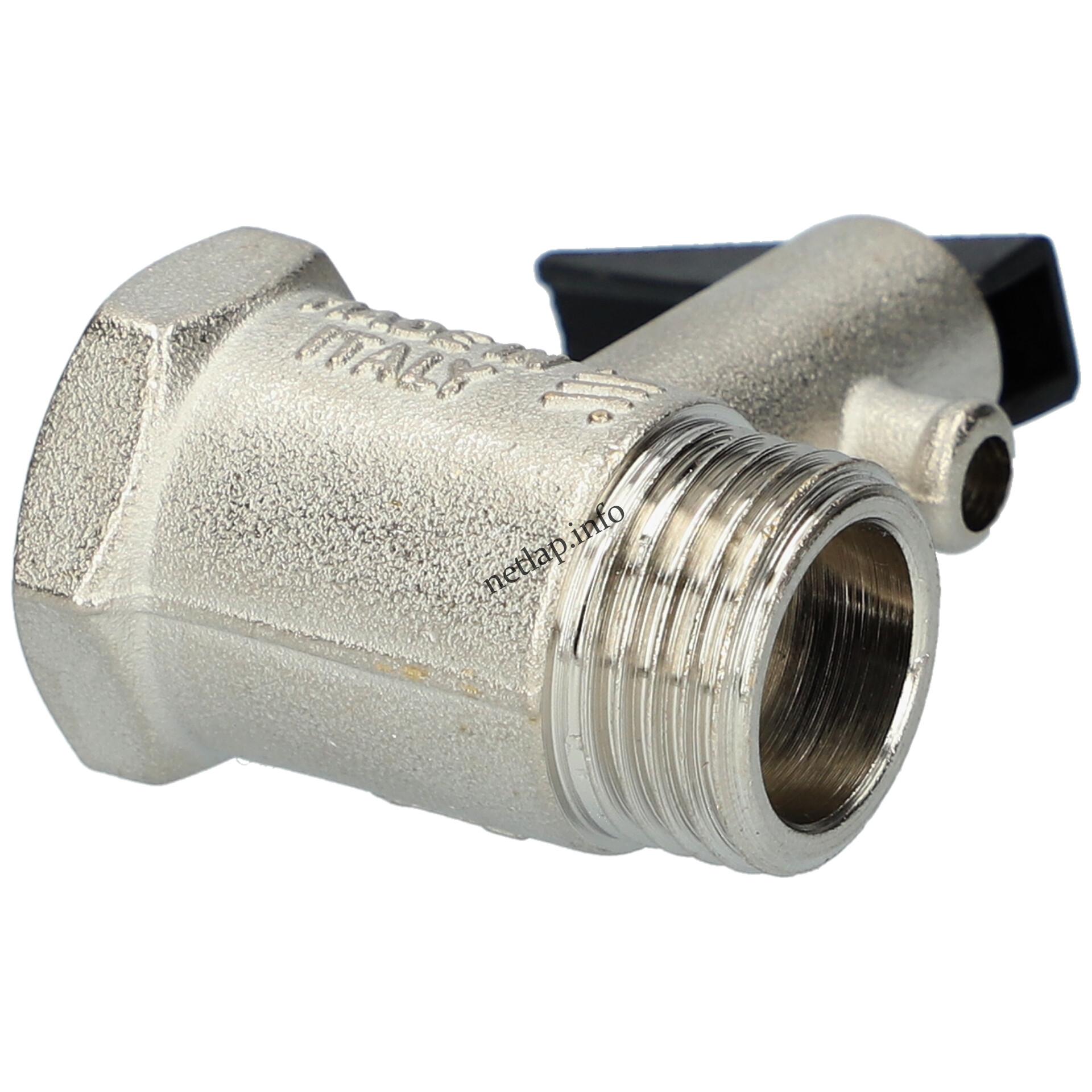 Ariston Hajdu bojler 1/2" biztonsági szelep csappal olasz itap Ariston Hajdu bojler 1/2" biztonsági szelep csappal olasz itap