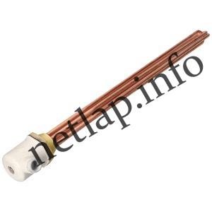 7500w 400v 610 mm fűtőszál réz menetes zárt kazán