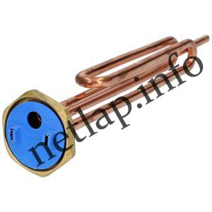 Bojler 2500w fűtőszál réz + anódcsonk hajlított menetes