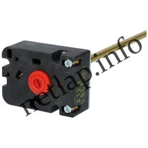 Bojler 270 mm 20 80°c hőfokszabályzó kocka tus trs olasz TRS77