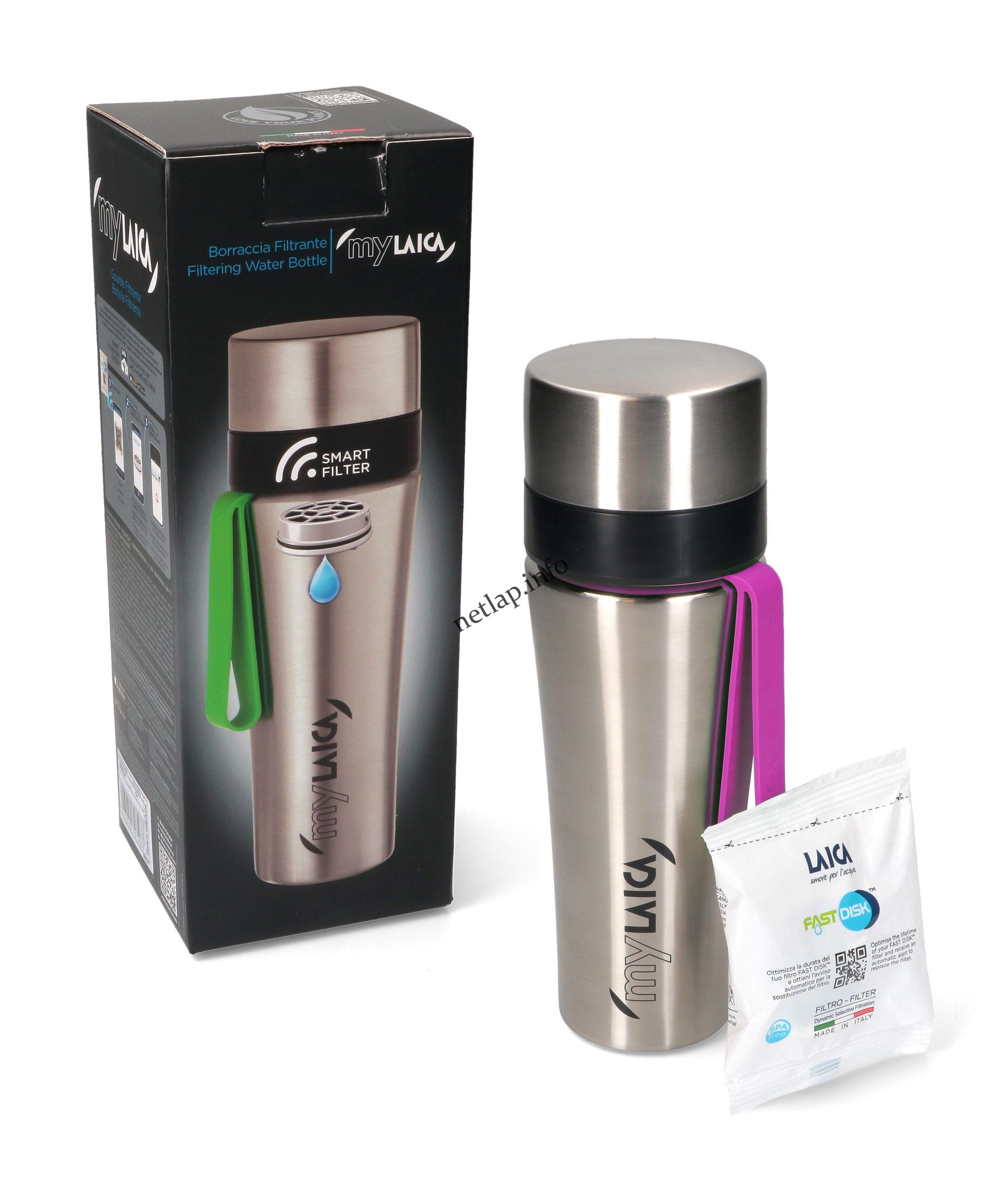 Laica rozsdamentes pink vízszűrő kulacs 0,55l BR60A06 - Image 3